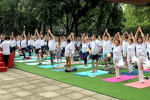 International Yoga Day in China